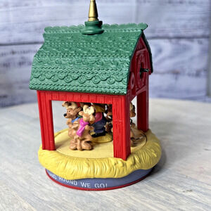 Vintage 1990 Hallmark Keepsake Ornament Santas Ho-Ho-Hoedown Does not work